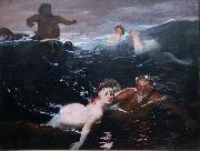 Arnold Bocklin The Waves (mk09) Spain oil painting artist